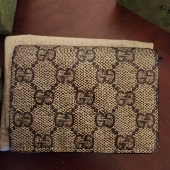 Gucci Rainbow & Stars Bananya Card Case Wallet - Picture 5 of 9